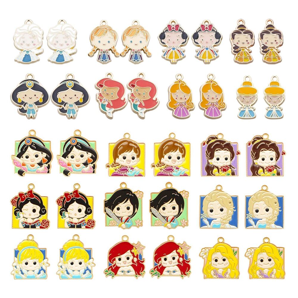 3111 34pcs Cartoon Charms Pendants for DIY Necklace Bracelet Earrings